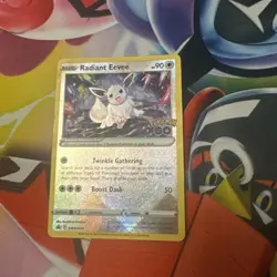 Pokemon TCG - Radiant Eevee - SWSH230 Pokemon GO - Black Star Promo - Image 3
