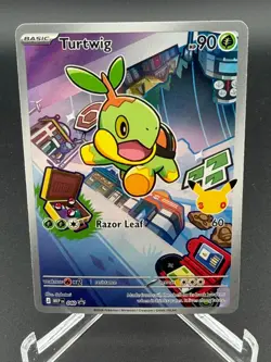 Pokemon TCG Turtwig MEP 040 First Partner Illustration Rare Promo NM/M - Image 1