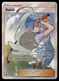 2018 Pokemon Sun & Moon - Lost Thunder Kahili #210/214 Near Mint - Image 1