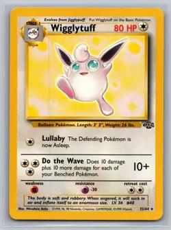 Wigglytuff 32/64 MP Jungle Unlimited Pokemon - Image 1