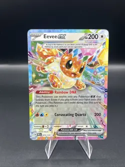 Pokemon TCG Eevee EX Prismatic Evolutions 075/131 Promo Holo 200HP - Image 1