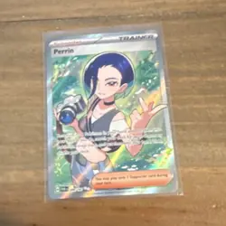 Pokemon Perrin Ultra Rare Full Art Holo 220/167 SV06 Twilight Masquerade - Image 1