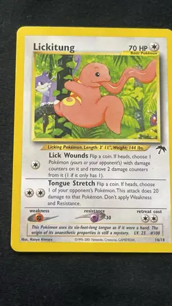 Pokemon TCG Lickitung Southern Islands 16/18 Promo - Image 1