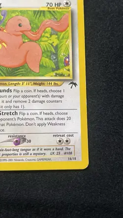 Pokemon TCG Lickitung Southern Islands 16/18 Promo - Image 5