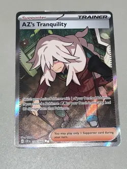Pokemon TCG AZ's Tranquility Trainer-Supporter Full Art 106/086 Chaos Rising En - Image 1