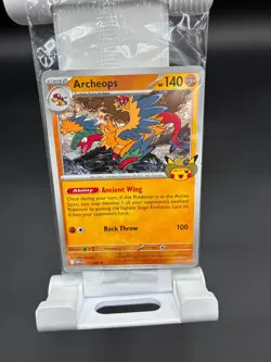 Exclusive Pokemon Chicago Field Museum Fossil Exhibit Archeops Promo Card SEALED - Image 1