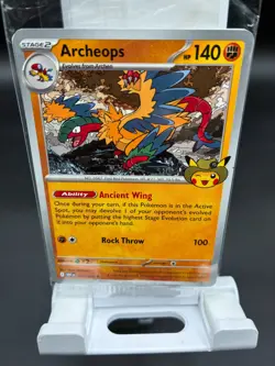 Exclusive Pokemon Chicago Field Museum Fossil Exhibit Archeops Promo Card SEALED - Image 2