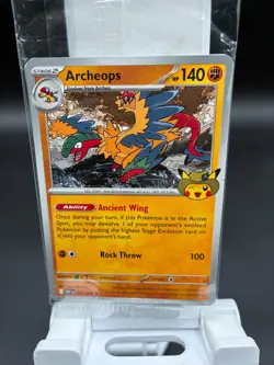 Exclusive Pokemon Chicago Field Museum Fossil Exhibit Archeops Promo Card SEALED - Image 3