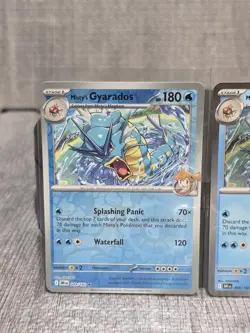 Pokemon TCG: Destined Rivals - Misty's Gyarados (049/182) Reverse & Holo Bundle - Image 3