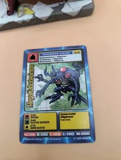 MegaKabuterimon St-28 Ultimate Unlimited Digimon CCG 1999 Bandai Card - Image 2