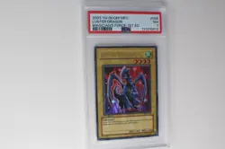 2003 Yu-Gi-Oh! Luster Dragon MFC-058 1st Edition PSA 7 - Image 1