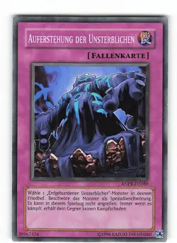 Yugioh AUFERSTEHUNG DER UNSTERBLICHEN , anpr-de089 Super Rare deutsch Near Mint - Image 1