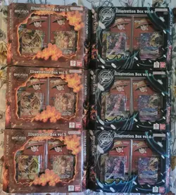 LOT of (6) One Piece Illustration Box Vol. 5 & 6 New Sealed ENGLISH (3 OF EACH) - Image 3