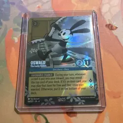 Disney Lorcana Oswald The Lucky Rabbit D23 Expo Promo Foil English 06/D23 - Image 1