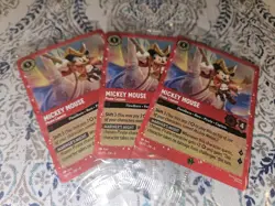 X3 New Mickey Mouse Pirate Captain Costco Promo Holo Lorcana Disney X3 🔥 - Image 3