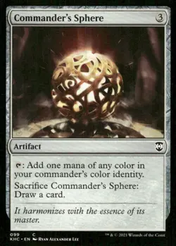 Commander's Sphere 099 Commander: Kaldheim MTG Magic the Gathering card - Image 1