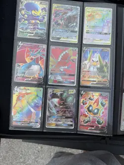 Pokemon Card Binder Lot GX V VMAX Tag Team Full Art Holo Ultra Rare Collection - Image 1