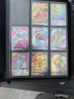Pokemon Card Binder Lot GX V VMAX Tag Team Full Art Holo Ultra Rare Collection - Image 2