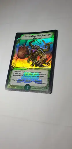 Duel Masters Duelmasters Karte Card Barkwhip the Smasher Promo L2/6 Y1 WOTC Holo - Image 1
