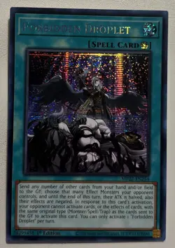 Forbidden Droplet MP22-EN254 1st Edition Secret Rare Yugioh Card MINT 🧊 - Image 1