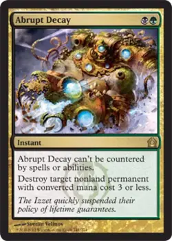 Abrupt Decay -Foil Light Play MTG Return to Ravnica - Image 1
