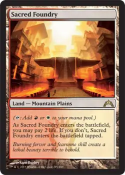 Sacred Foundry -Foil Light Play MTG Gatecrash - Image 1