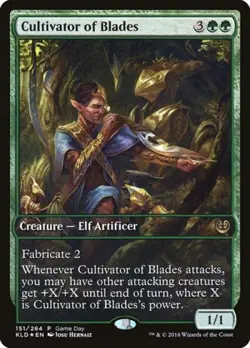 Cultivator of Blades -Foil Light Play MTG - Image 1