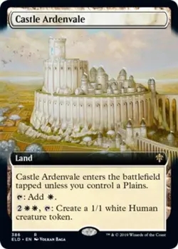 Castle Ardenvale (Extended Art) -Foil Light Play MTG Throne of Eldraine - Image 1