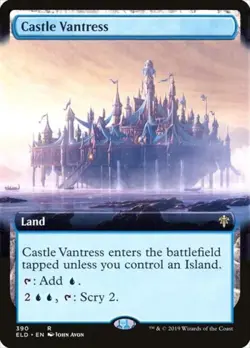 Castle Vantress (Extended Art) -Foil Light Play MTG Throne of Eldraine - Image 1