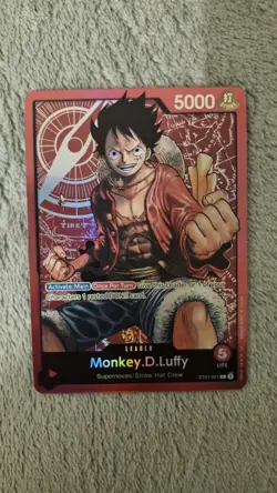 Monkey.D.Luffy ST01-001 PRE-ERRATA – One Piece Card Game - Image 1