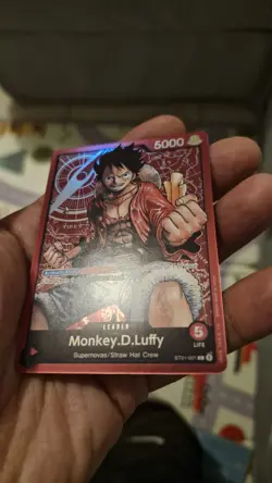 Monkey.D.Luffy ST01-001 PRE-ERRATA – One Piece Card Game - Image 3
