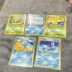Pokemon TCG Neo Genesis Japanese 5-Card Lot Non Foils Spinarak+ (Near Mint) - Image 1