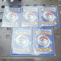 Pokemon TCG Base Set Unlimited English 5-Card Lot Non Foils Jynx+ (Near Mint) - Image 2