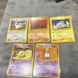Pokemon TCG Neo Genesis Japanese 5-Card Lot Non Foils Onix+ (Near mint) - Image 1