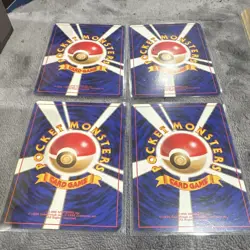 Pokemon TCG Japanese Non Foil 4 Card Meowth Lot Jungle Rocket Gym - Image 2