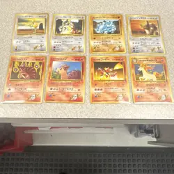 Pokemon TCG Gym Japanese Blaine's Gym Leader Heroes 8-Card Lot Vulpix+ - Image 1