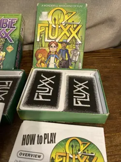 OZ FLUXX ZOMBIE FLUXX & 2012 Card Board Games Looney Labs - Image 3