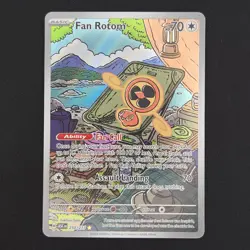 Pokemon TCG Card Fan Rotom 250/217 Ascended Heroes Illustration Rare - NM - Image 1