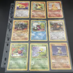 ⭐ (Vintage) Pokemon Jungle Set Complete Set Common+Uncommon Cards ⭐ - Image 3