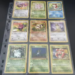 ⭐ (Vintage) Pokemon Jungle Set Complete Set Common+Uncommon Cards ⭐ - Image 5