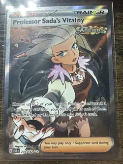 Professor Sada's Vitality 239/182 Ultra Rare, Paradox Rift, Pokemon TCG, NM - Image 1