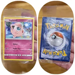 BUILD A BEAR POKEMON CARD JIGGLYPUFF PROMO TRADING 71/111 2017 SEALED - Image 2