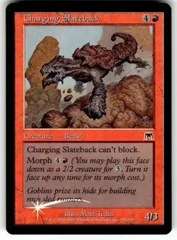 MTG 1x FOIL Charging Slateback Onslaught Pauper Magic the Gathering Card x1 LP - Image 1