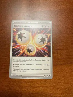 Ignition Energy 086/086 White Flare Regular Pokemon TCG Card - Image 1