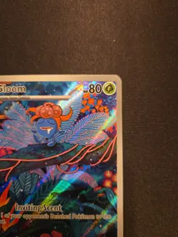 Pokemon Gloom 198/197 SV03 Obsidian Flames Illustration Rare Full Art Holo Card - Image 3