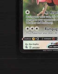 Dodrio V 201/264 Fusion Strike Ultra Rare Holo Pokemon Card LP+ - Image 5