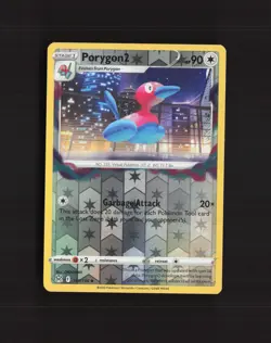 Porygon2 141/196 Lost Origin Reverse Holo Pokemon Card LP - Image 1