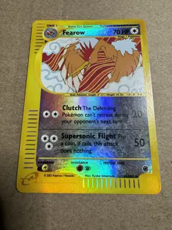 Fearow 11/165 Holo Rare Pokemon Card Expedition Base Set MP - Image 1