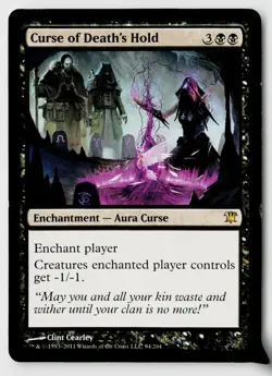 MTG Innistrad #94 Curse of Death's Hold Rare - Image 1