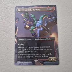 Green Goblin, Nemesis - Marvel Spider-Man Eternal (Borderless) Foil #25 MTG NM - Image 1